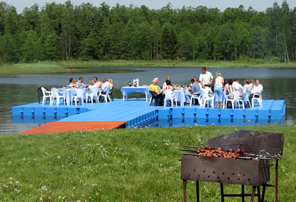 Grillplattform in Litauen