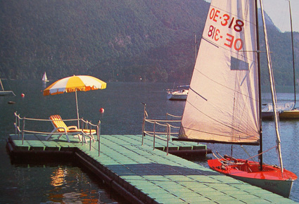 Pontonsystem (Steg und Boot)